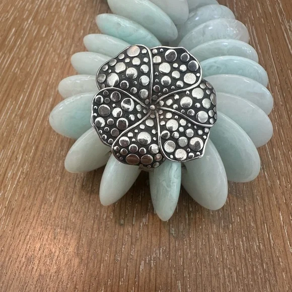 John Hardy Sterling Silver Flower Ring - Picture 2 of 4